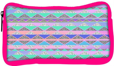 

Snoogg Eco Friendly Canvas Pyramid Aztec Student Pen Pencil Case Coin Purse Pouch Cosmetic Makeup Bag (PINK) Pouch(Multicolor)