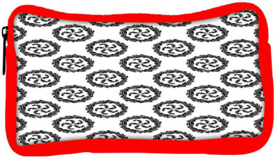 

Snoogg Eco Friendly Canvas Multiple Winds Designer Student Pen Pencil Case Coin Purse Pouch Cosmetic Makeup Bag (RED) Pouch(Multicolor)