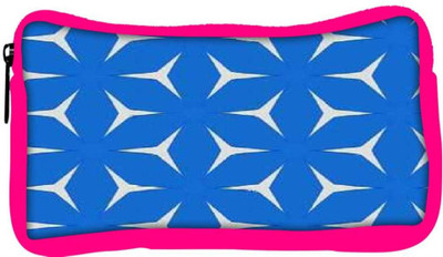 

Snoogg Eco Friendly Canvas Blue Pattern Designer Student Pen Pencil Case Coin Purse Pouch Cosmetic Makeup Bag (PINK) Pouch(Multicolor)