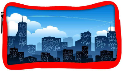 

Snoogg Eco Friendly Canvas Mumbai By Night Student Pen Pencil Case Coin Purse Pouch Cosmetic Makeup Bag (RED) Pouch(Multicolor)
