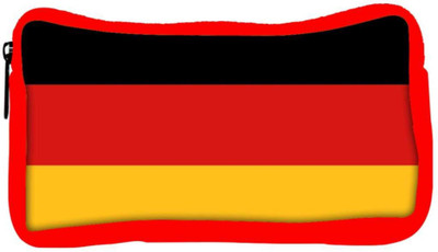 

Snoogg Eco Friendly Canvas Germany Flag 2979 Student Pen Pencil Case Coin Purse Pouch Cosmetic Makeup Bag (RED) Pouch(Multicolor)