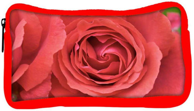 

Snoogg Eco Friendly Canvas Red Roses Designer Student Pen Pencil Case Coin Purse Pouch Cosmetic Makeup Bag (RED) Pouch(Multicolor)