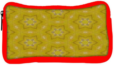 

Snoogg Eco Friendly Canvas Yellow Pattern Designer Student Pen Pencil Case Coin Purse Pouch Cosmetic Makeup Bag (RED) Pouch(Multicolor)