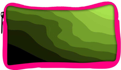 

Snoogg Eco Friendly Canvas Digital Green Waves 2398 Student Pen Pencil Case Coin Purse Pouch Cosmetic Makeup Bag (PINK) Pouch(Multicolor)