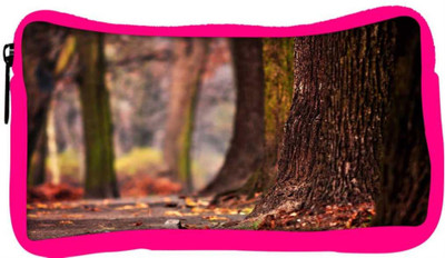 

Snoogg Eco Friendly Canvas Abstract Huge Tree Designer Student Pen Pencil Case Coin Purse Pouch Cosmetic Makeup Bag (PINK) Pouch(Multicolor)