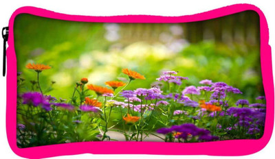 

Snoogg Eco Friendly Canvas Pink Flower Designer Student Pen Pencil Case Coin Purse Pouch Cosmetic Makeup Bag (PINK) Pouch(Multicolor)