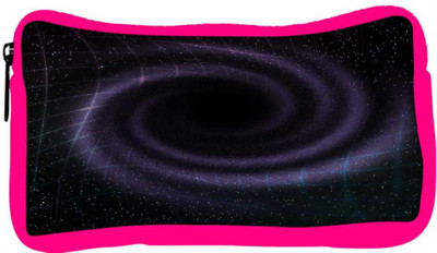 

Snoogg Eco Friendly Canvas Black Hole In Space Background Student Pen Pencil Case Coin Purse Pouch Cosmetic Makeup Bag (PINK) Pouch(Multicolor)