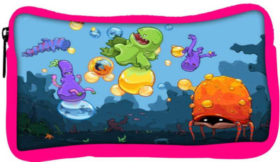 

Snoogg Eco Friendly Canvas Monster Kids Playing 2658 Student Pen Pencil Case Coin Purse Pouch Cosmetic Makeup Bag (PINK) Pouch(Multicolor)
