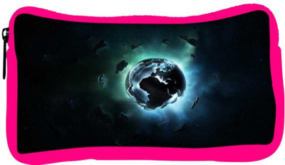 

Snoogg Eco Friendly Canvas Mechanism Of Earth Designer Student Pen Pencil Case Coin Purse Pouch Cosmetic Makeup Bag (PINK) Pouch(Multicolor)