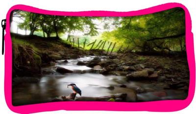 

Snoogg Eco Friendly Canvas Small Bird Designer Student Pen Pencil Case Coin Purse Pouch Cosmetic Makeup Bag (PINK) Pouch(Multicolor)