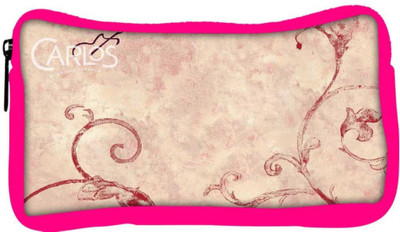 

Snoogg Eco Friendly Canvas Carlos Designer Student Pen Pencil Case Coin Purse Pouch Cosmetic Makeup Bag (PINK) Pouch(Multicolor)