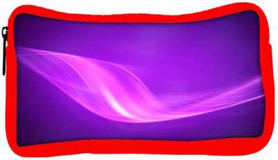 

Snoogg Eco Friendly Canvas Design Purple Wave Designer Student Pen Pencil Case Coin Purse Pouch Cosmetic Makeup Bag (RED) Pouch(Multicolor)