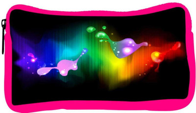 

Snoogg Eco Friendly Canvas Abstract Paint Splash Designer Student Pen Pencil Case Coin Purse Pouch Cosmetic Makeup Bag (PINK) Pouch(Multicolor)