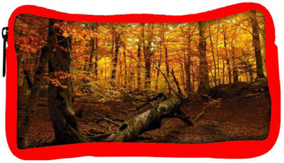 

Snoogg Eco Friendly Canvas Broken Tree Designer Student Pen Pencil Case Coin Purse Pouch Cosmetic Makeup Bag (RED) Pouch(Multicolor)