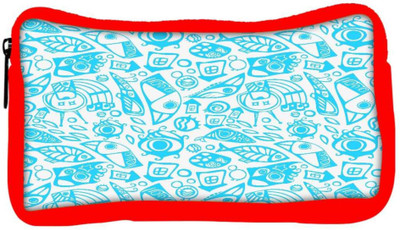 

Snoogg Eco Friendly Canvas Brown Pattern Design Designer Student Pen Pencil Case Coin Purse Pouch Cosmetic Makeup Bag (RED) Pouch(Multicolor)
