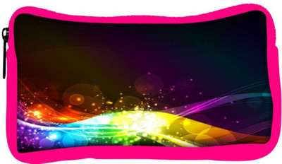 

Snoogg Eco Friendly Canvas Abstract Shiny Wave Background Ic Rgb Student Pen Pencil Case Coin Purse Pouch Cosmetic Makeup Bag (PINK) Pouch(Multicolor)