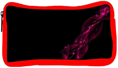 

Snoogg Eco Friendly Canvas Dark Pink Abstract Design Designer Student Pen Pencil Case Coin Purse Pouch Cosmetic Makeup Bag (RED) Pouch(Multicolor)