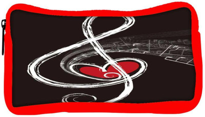 

Snoogg Eco Friendly Canvas Note Of Love Student Pen Pencil Case Coin Purse Pouch Cosmetic Makeup Bag (RED) Pouch(Multicolor)