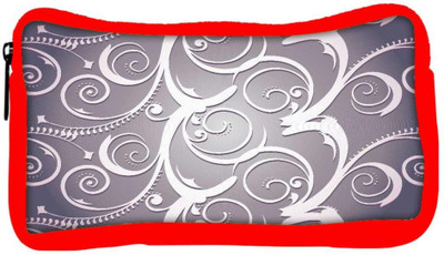 

Snoogg Eco Friendly Canvas Abstract White Grey Pattern Designer Student Pen Pencil Case Coin Purse Pouch Cosmetic Makeup Bag (RED) Pouch(Multicolor)
