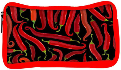 

Snoogg Eco Friendly Canvas Seamless Chilly Texture Vector Student Pen Pencil Case Coin Purse Pouch Cosmetic Makeup Bag (RED) Pouch(Multicolor)