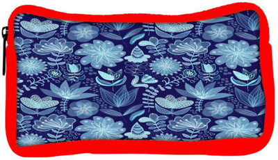 

Snoogg Eco Friendly Canvas Abstract Floral Background Student Pen Pencil Case Coin Purse Pouch Cosmetic Makeup Bag (RED) Pouch(Multicolor)