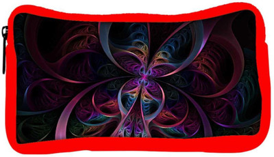 

Snoogg Eco Friendly Canvas Abstract Colorful Pattern Designer Student Pen Pencil Case Coin Purse Pouch Cosmetic Makeup Bag (RED) Pouch(Multicolor)