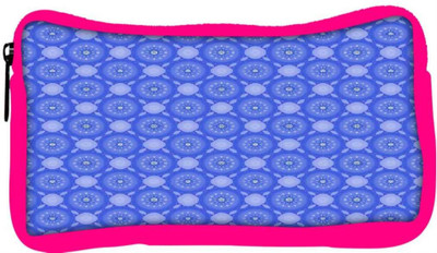 

Snoogg Eco Friendly Canvas Blue Flourish Pattern Student Pen Pencil Case Coin Purse Pouch Cosmetic Makeup Bag (PINK) Pouch(Multicolor)