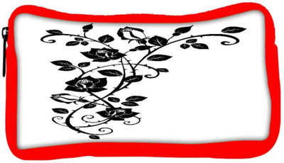 

Snoogg Eco Friendly Canvas Vector Graphic Of Rose With Leaves Student Pen Pencil Case Coin Purse Pouch Cosmetic Makeup Bag (RED) Pouch(Multicolor)