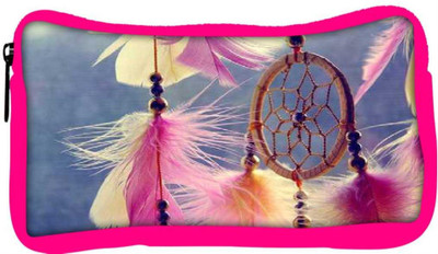 

Snoogg Eco Friendly Canvas Dream Catcher Real Student Pen Pencil Case Coin Purse Pouch Cosmetic Makeup Bag (PINK) Pouch(Multicolor)