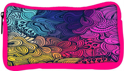 

Snoogg Eco Friendly Canvas Vector Seamless Texture With Abstract Flowers Endless Background Ethnic Sea Student Pen Pencil Case Coin Purse Pouch Cosmetic Makeup Bag (PINK) Pouch(Multicolor)