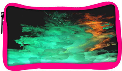 

Snoogg Eco Friendly Canvas Red Green Smoke Designer Student Pen Pencil Case Coin Purse Pouch Cosmetic Makeup Bag (PINK) Pouch(Multicolor)