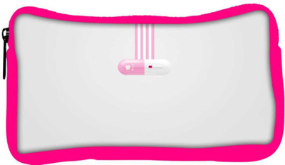 

Snoogg Eco Friendly Canvas Pink Ipod Designer Student Pen Pencil Case Coin Purse Pouch Cosmetic Makeup Bag (PINK) Pouch(Multicolor)