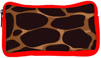 

Snoogg Eco Friendly Canvas Giraffe Skin Designer Student Pen Pencil Case Coin Purse Pouch Cosmetic Makeup Bag (RED) Pouch(Multicolor)