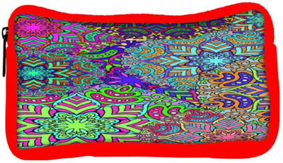 

Snoogg Eco Friendly Canvas Electric Garment Pattern 2420 Student Pen Pencil Case Coin Purse Pouch Cosmetic Makeup Bag (RED) Pouch(Multicolor)