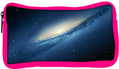 

Snoogg Eco Friendly Canvas Blue Galaxy Designer Student Pen Pencil Case Coin Purse Pouch Cosmetic Makeup Bag (PINK) Pouch(Multicolor)