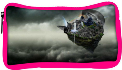 

Snoogg Eco Friendly Canvas Abstract Animated Earth Design Designer Student Pen Pencil Case Coin Purse Pouch Cosmetic Makeup Bag (PINK) Pouch(Multicolor)