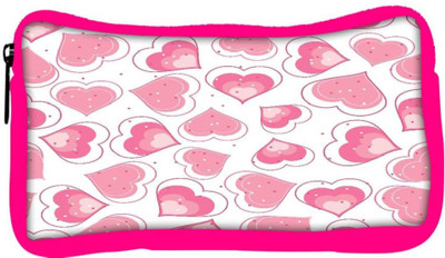 

Snoogg Eco Friendly Canvas Green Leaves Designer Student Pen Pencil Case Coin Purse Pouch Cosmetic Makeup Bag (PINK) Pouch(Multicolor)