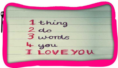 

Snoogg Eco Friendly Canvas Love Quotes Motorola E / Moto E Student Pen Pencil Case Coin Purse Pouch Cosmetic Makeup Bag (PINK) Pouch(Multicolor)