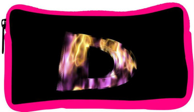 

Snoogg Eco Friendly Canvas Flaming 3D Letter Student Pen Pencil Case Coin Purse Pouch Cosmetic Makeup Bag (PINK) Pouch(Multicolor)