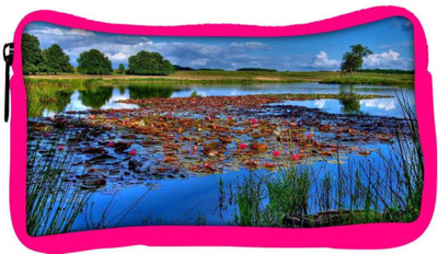 

Snoogg Eco Friendly Canvas Flowers On The River Designer Student Pen Pencil Case Coin Purse Pouch Cosmetic Makeup Bag (PINK) Pouch(Multicolor)