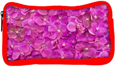 

Snoogg Eco Friendly Canvas Butterfly On Flowers Student Pen Pencil Case Coin Purse Pouch Cosmetic Makeup Bag (RED) Pouch(Multicolor)
