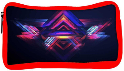 

Snoogg Eco Friendly Canvas Abstract Zoyd Student Pen Pencil Case Coin Purse Pouch Cosmetic Makeup Bag (RED) Pouch(Multicolor)