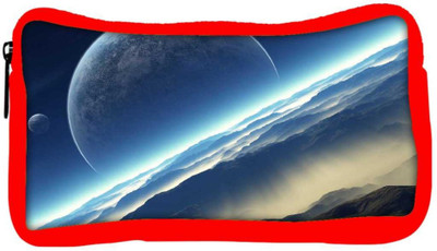 

Snoogg Eco Friendly Canvas Half Moon Designer Student Pen Pencil Case Coin Purse Pouch Cosmetic Makeup Bag (RED) Pouch(Multicolor)