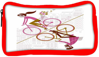 

Snoogg Eco Friendly Canvas Mirror Cycling 2557 Student Pen Pencil Case Coin Purse Pouch Cosmetic Makeup Bag (RED) Pouch(Multicolor)