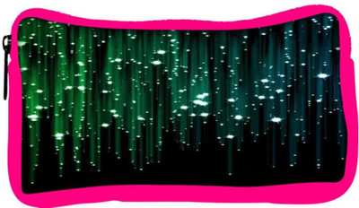 

Snoogg Eco Friendly Canvas Laser Shower 2404 Student Pen Pencil Case Coin Purse Pouch Cosmetic Makeup Bag (PINK) Pouch(Multicolor)