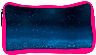 

Snoogg Eco Friendly Canvas Blue Rain Student Pen Pencil Case Coin Purse Pouch Cosmetic Makeup Bag (PINK) Pouch(Multicolor)