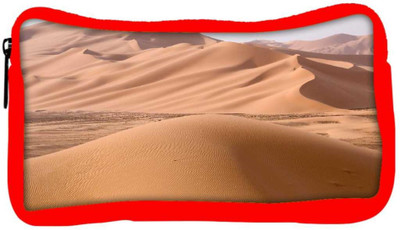 

Snoogg Eco Friendly Canvas Desert Sand Designer Student Pen Pencil Case Coin Purse Pouch Cosmetic Makeup Bag (RED) Pouch(Multicolor)