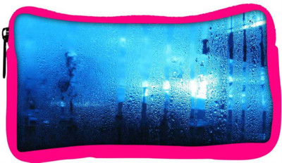 

Snoogg Eco Friendly Canvas Blue Water Drops Designer Student Pen Pencil Case Coin Purse Pouch Cosmetic Makeup Bag (PINK) Pouch(Multicolor)