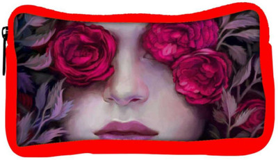 

Snoogg Eco Friendly Canvas Woman In Roses 2563 Student Pen Pencil Case Coin Purse Pouch Cosmetic Makeup Bag (RED) Pouch(Multicolor)