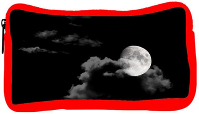 

Snoogg Eco Friendly Canvas Moon In Night Sky Background Student Pen Pencil Case Coin Purse Pouch Cosmetic Makeup Bag (RED) Pouch(Multicolor)
